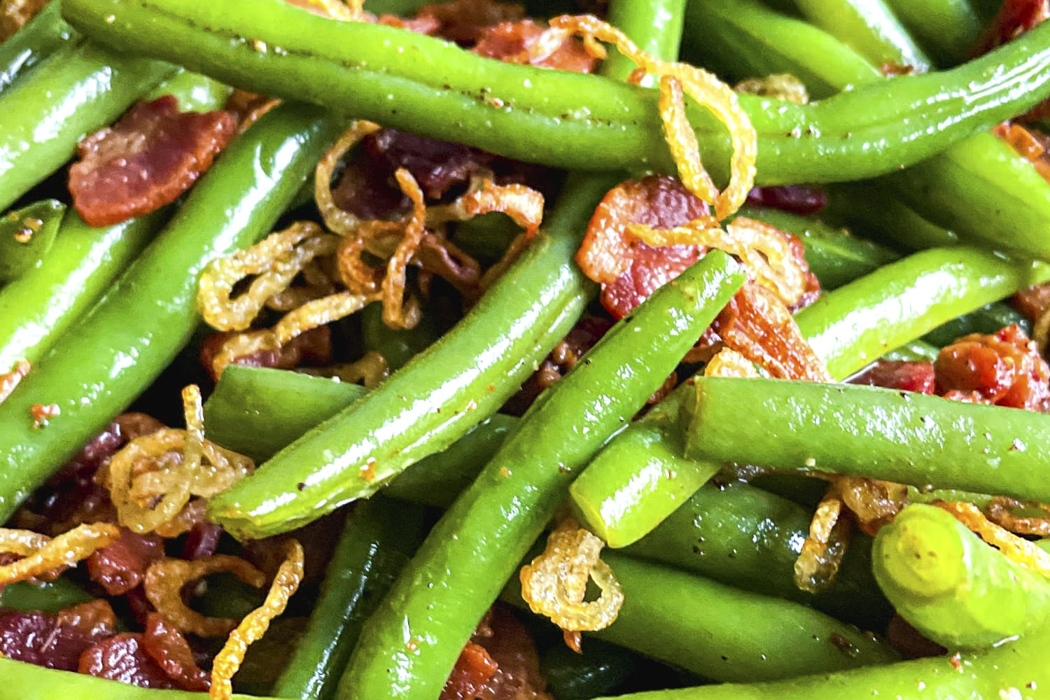 Green Beans with Bacon Recipe (On the Stove) The Kitchn